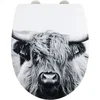 Image de WENKO WC bril Yak - Thermoplast hoogglans - Easy-Close softclose sluiting - Fix-Clip bevestiging afklikbaar in RVS - belastbaar tot 350 kg - Toiletbril decor - Toiletzitting met print