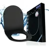 Image de WENKO WC bril Galati - mat zwart MDF - Soft Close - RVS scharnieren - Toiletbril - Toiletzitting - WC Bril zwart mat