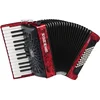 Image de Hohner Bravo II 48 red silent key - Accordeon
