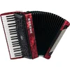 Image de Hohner Bravo III 120 red silent key - Accordeon