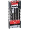 Image de kwb 109145 Gereedschapsstaal Steen-spiraalboorset 8-delig 3 mm, 10 mm, 4 mm, 9 mm, 5 mm, 8 mm, 6 mm, 7 mm Cilinderschac