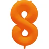 Image de Riethmüller - Folieballon cijfer 8 - neon oranje - 86 cm