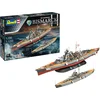 Image de Revell Modelbouwpakket Schepen - - 1:1200 05637 De legendarische Bismarck - 2 Schepen! - Geschenkset Plastic - 1:700 - Modelbouw