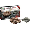Image de Revell Modelbouwpakket Militaire voertuigen - 05655 Conflict of Nations WWII - Tiger I vs. T34/85 - Geschenkset met Boek Plastic - 1:72 - Modelbouw