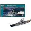 Image de Revell Modelbouwpakket Schepen - 05802 Bismarck Ship Plastic - 1:1200 - Modelbouw
