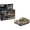 Image de Revell Modelbouwpakket Militaire voertuigen - 63249 Henschel Turret Tiger II Ausf.B - Panzerkampfwagen VI - Model Set Plastic - 1:35 - Modelbouw