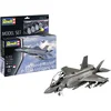 Image de Revell Modelbouwpakket Militaire voertuigen - 63799 Lockheed Martin F-35A Lightning II® - Straaljager - Model Set Plastic - 1:72 - Modelbouw