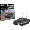 Image de Revell Modelbouwpakket Militaire voertuigen - 63368 Leopard 2A4 - 40th Anniversary - Special Decoration - Duitse Tank - Model Set Plastic - 1:35 - Modelbouw