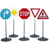 Image de Klein Toys verkeersborden - 5 stuks - 25x25x73 cm - ideaal voor verkeerseducatie