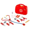 Image de Klein Toys dokterskoffer - incl. speelgoedinstrumenten en handleiding voor eerstehulp - 26,5x9,5x23 cm - rood