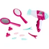 Image de Klein Toys Barbie kapsalon met haardroger   blaast lucht en maakt geluid   inclusief haar accessoires