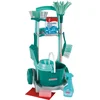Image de Klein Toys Leifheit speelgoed schoonmaaktrolley - incl. schoonmaak accessoires - turquoise