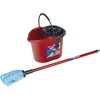 Image de Vileda speelgoed dweil met kleine emmer - 22 cm - Rood