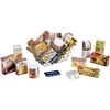 Image de Klein speelgoed winkelmand metaal Franse producten - supermarkt speelgoed.