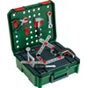 Image de Klein Toys Bosch werkbankkoffer - Ixolino, moersleutel, schroevendraaier, hamer, bouwlatten, haken, schroeven, moeren, schroefklem en -tang - incl. licht- en geluidseffecten - groen rood