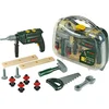 Image de Klein Toys Bosch mini 16-delige speelgoed gereedschapskoffer - boormachine, hamer, zaag, steeksleutel en gereedschap accessoires - incl. licht- en geluidseffecten - groen