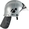 Image de Klein Toys brandweerhelm - in maat afstelbaar - 31x17,5x21 cm - incl. beweegbaar vizier - zilver