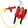 Image de Klein Toys speelgoed-brandweerspuit - 31x21x9 cm - incl. draagbare 2 liter watertank en enkele of dubbele waterstraal - rood geel