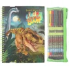 Image de Dino World Kleurboek met Kleurpotloden
