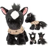 Image de Depesche - Miss Melody knuffel paard Black Angel - 20 cm