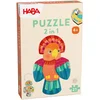Image de Haba puzzel papegaai - kleurrijke 2 in 1 kinderpuzzel speelgoed.