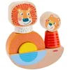 Image de Haba houten opsteekspel leeuw - Montessori speelgoed voor peuters.
