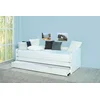 Image de Kajuitbed Lothar 90x200 cm   wit gelakt   3 slaapplaatsen   massief dennenhout   uitschuifbed incl. lattenbodems