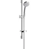 Image de hansgrohe Croma 100 doucheset Vario met glijstang 65 cm en Unica'C zeepschaal chroom