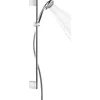 Image de Hansgrohe Crometta 85 Vario/Unica' Crometta Glijstangset - 65 cm - Chroom - diameter handdouche 85 mm - 2 straalsoorten