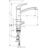 Image de Hansgrohe Focus M41 - Keukenkraan met stopkraan, chroom 31803000