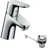 Image de Hansgrohe Focus E2 - Eengreeps wastafelkraan 70 voor drukloze waterverwarmers, chroom 31132000