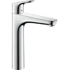Image de hansgrohe Focus ééngreeps wastafelmengkraan 190 zonder afvoergarnituur - Hoge uitloop - Chroom - voorsprong uitloop 159 mm