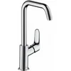 Image de hansgrohe Focus - Wastafelmengkraan - Ééngreeps bediening - Met trekwaste - 240mm - Draaibare uitloop - Chroom