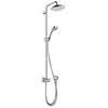 Image de hansgrohe Croma Showerpipe: zonder kraan voor renovatie met 100 Vario handdouche met 22cm - chroom - 2 straalsoorten