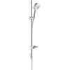Image de Hansgrohe Raindance Select E 120 / Unica'S Puro Glijstangset - 90 cm - Wit / Chroom
