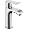 Image de hansgrohe Metris ééngreeps fonteinmengkraan 100 zonder afvoergarnituur - Chroom - voorsprong uitloop 89 mm