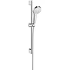 Image de hansgrohe Croma Select S 110 Multi EcoSmart Unica’Crometta glijstangset 65 cm - wit/ chroom - 3 straalsoorten - diameter handdouche 110 mm