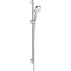 Image de Hansgrohe Croma Select S Vario EcoSmart Glijstangset van 90 cm - Wit / Chroom - diameter handdouche 110 mm - 3 straalsoorten