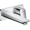Image de hansgrohe Logis ééngreeps wastafelmengkraan - Inbouw - Afbouwdeel - Chroom - Voorsprong uitloop 195 mm