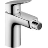 Image de Hansgrohe Logis 1 gats bidetkraan 100 met waste chroom