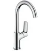 Image de hansgrohe Logis - Wastafelmengkraan - Ééngreeps bediening - Zonder waste - 210mm - Draaibare uitloop - Chroom
