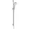 Image de Hansgrohe Croma Select S 1jet Glijstangset - 90 cm - Wit / Chroom - diameter handdouche 110 mm - 1 straalsoort