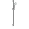 Image de Hansgrohe Croma Select S Multi glijstangset met Croma Select S Multi handdouche 90cm met Isiflex`B doucheslang 160cm wit/chroom