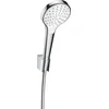 Image de Hansgrohe Croma Select S PorterS badset met Croma Select S 1jet handdouche met wandhouder met Isiflex`B doucheslang 160cm wit/chroom