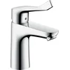 Image de Hansgrohe Focus 1 greeps wastafelkraan - 100 Care - coolstart - met verlengde greep - zonder afvoer - ecosmart - hoogglans chroom