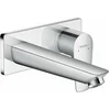 Image de Hansgrohe Talis e 1 greeps wastafelkraan wand mkraan plaat - voorsprong 165 mm - afvoerplug - hoogglans chroom