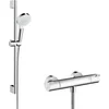 Image de hansgrohe Crometta Vario Renovatieset 1001 Cl - Thermostaat - Ecostat thermostaat - 65 cm - wit / Chroom