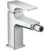 Image de Hansgrohe Metropol bidetkraan 100 met push open waste chroom