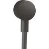 Image de AXOR Starck Muuraansluiting Rond Brushed Black Chrome, 27451340