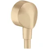 Image de Hansgrohe Fixfit muuraansluitbocht zonder terugslagklep brushed bronze